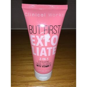Clinical Works But‎ First Exfoliate new free shipping